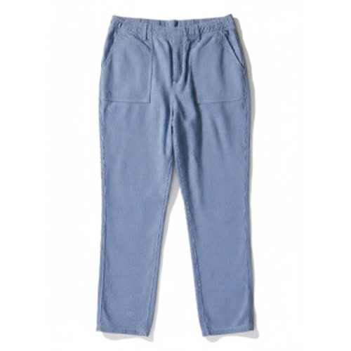 Liz Claiborne Blue White Striped Seersucker Cotton Cargo Pants Womens Size 6